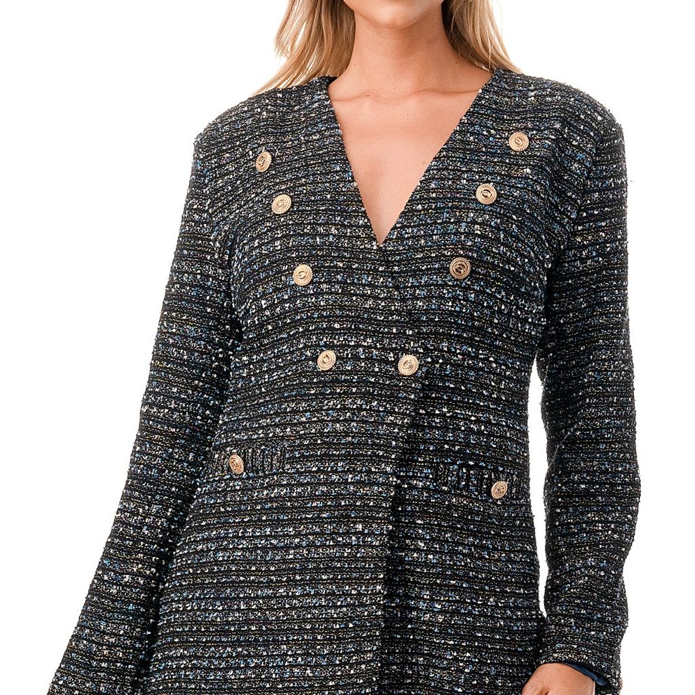 TWEED LONG JACKET
